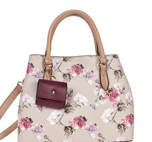 Nwt Nanette Lepore Kline Print Satchel Wearbud Case🎁🎄🧣🧤